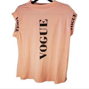 Nicole Fashion Vogue Coral  Tee Size 2X